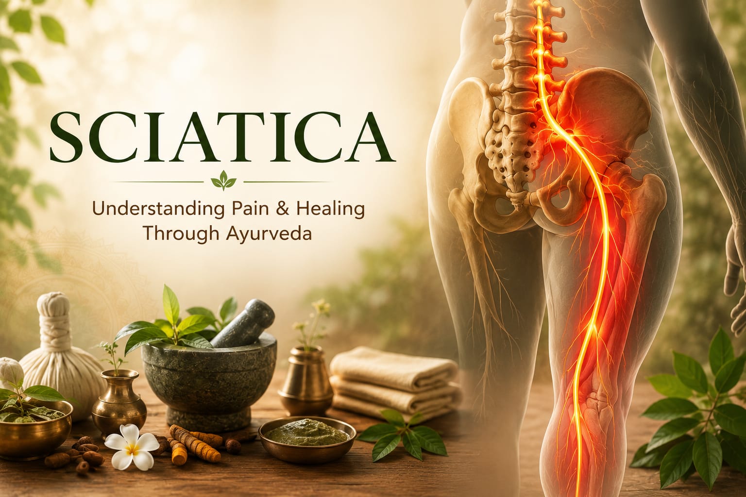 Sciatica: Understanding the Pain, Finding the Cause, and Healing Through Ayurveda
